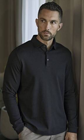 PIMA COTTON LONG SLEEVE POLO