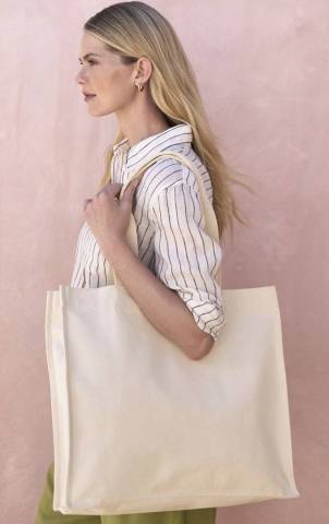 CHEVRON HANDLE SHOPPER