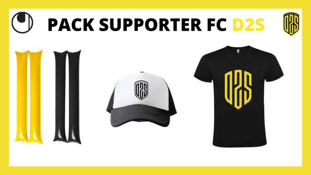 PACK SUPPORTER 2 casquette et t-shirt noir